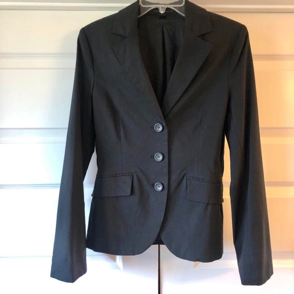 Express Design Studio Black Single Breasted Blaze… - image 3